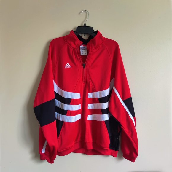 Adidas Zip Up Sweater | Men's Size L - Picture 1 of 4